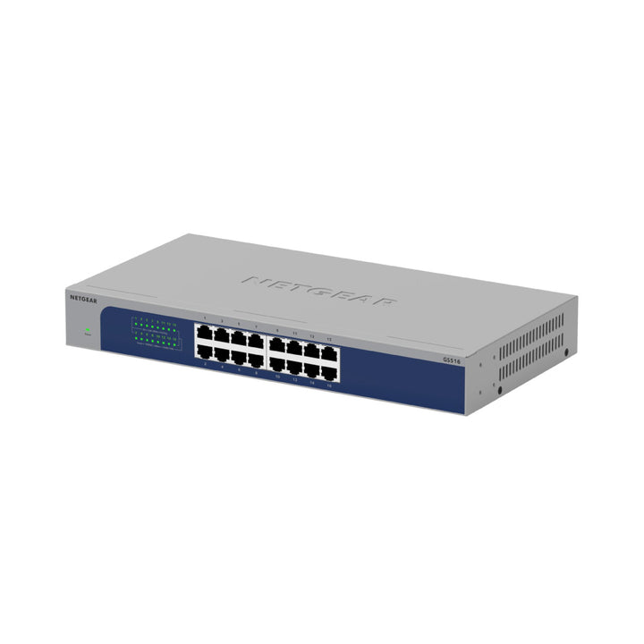 NETGEAR GS516 16-Port Gigabit Unmanaged Desktop / Rack Mount Switch