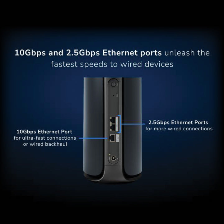 Orbi 970 Quad-Band WiFi 7 Mesh Add-on Satellite - Black - BE27000 (RBE970B)