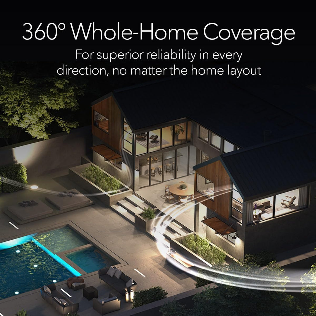 Orbi 970 Quad-Band WiFi 7 Mesh System - 2 Pack - White - BE27000 (RBE972S)