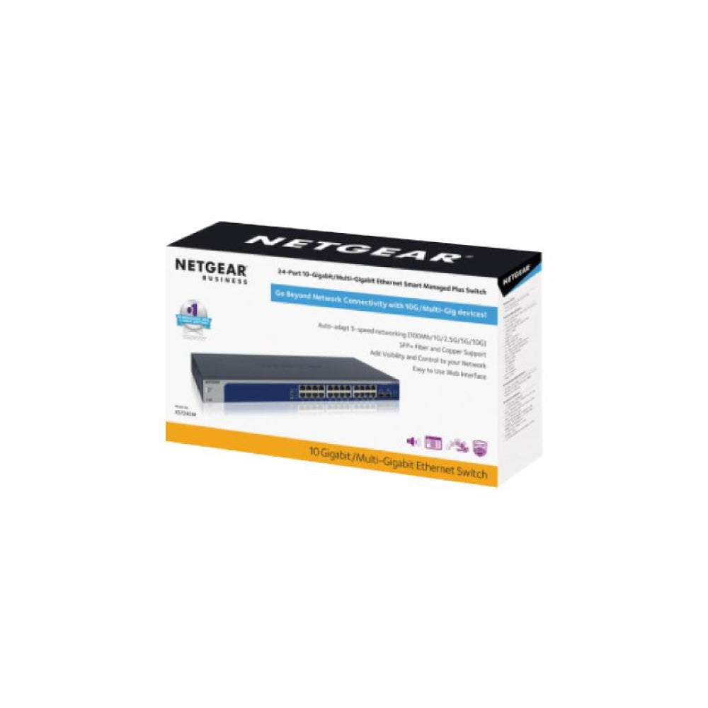 Netgear XS724EM-100EUS 24-Port 10G/Multi-Gigabit Plus Switch with 2 Dedicated SFP+ Ports