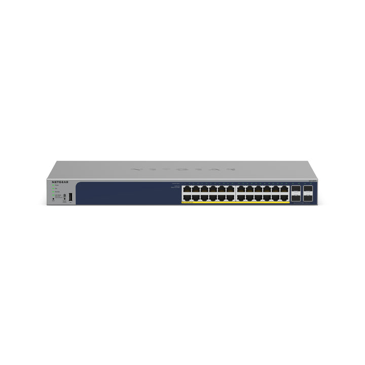 NETGEAR GS728TPv3 24-Port Gigabit Ethernet PoE+ Stackable Smart Switch