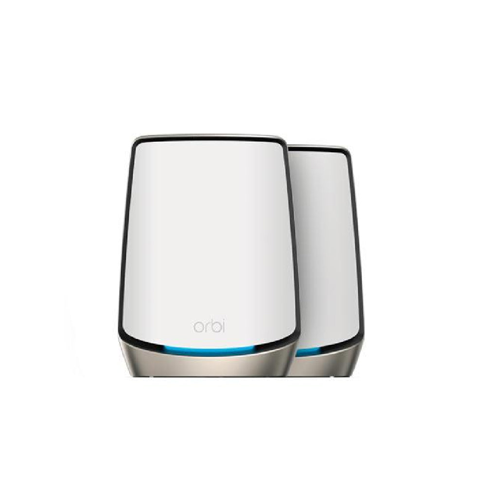 Orbi 860 Tri-Band WiFi 6 Mesh System - AX6000 6Gbps - 2-Pack - White (RBK862S)
