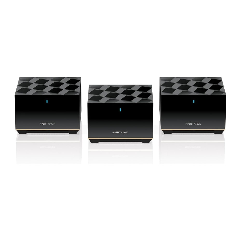 Nighthawk Tri-Band WiFi 6E Mesh System - AXE5700 5.7Gbps - 3-Pack (MK93)