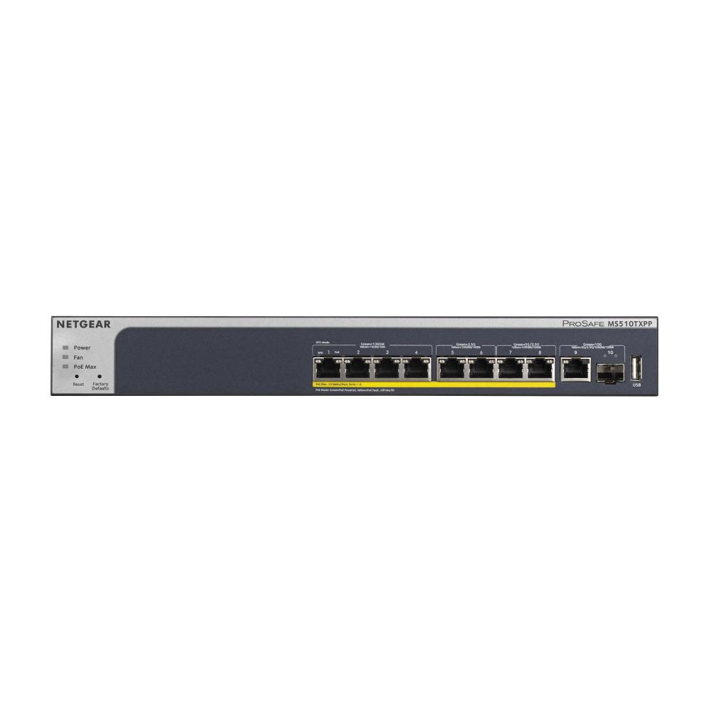 Netgear MS510TXPP 10-Port PoE+ Multi-Gigabit/10G Managed Pro Switch 