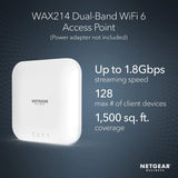 NETGEAR WiFi 6 Wireless Access Point Bundle ( WAX214 + GS305EP )