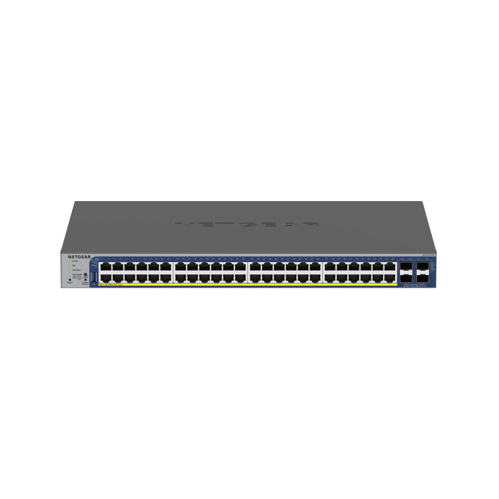 NETGEAR GS752TXPv3 48-Port Gigabit Ethernet PoE+ Smart Switch with 4 SFP+ Ports (380W)