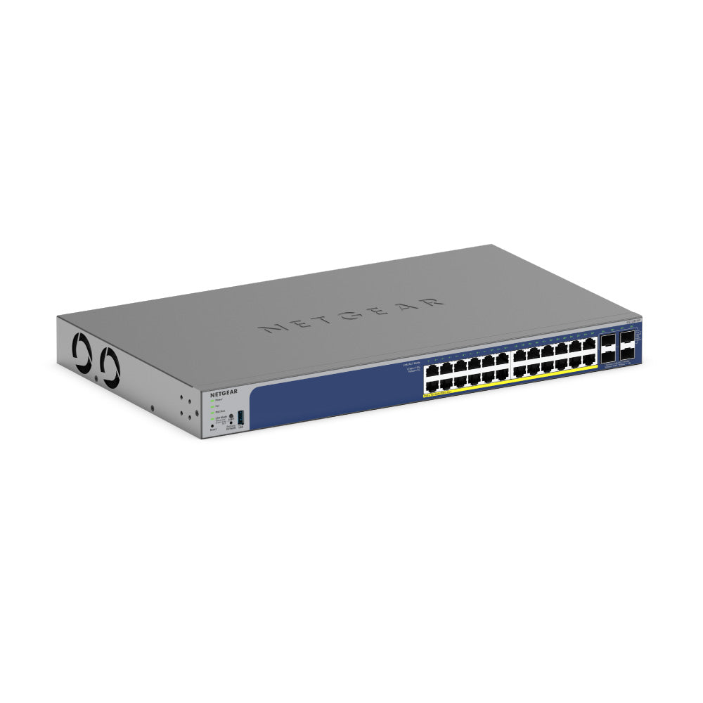 NETGEAR GS728TXPv3 28-Port Gigabit Ethernet Smart Managed PoE+ Switch (190W)