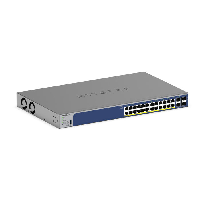 NETGEAR GS728TXPv3 28-Port Gigabit Ethernet Smart Managed PoE+ Switch (190W)