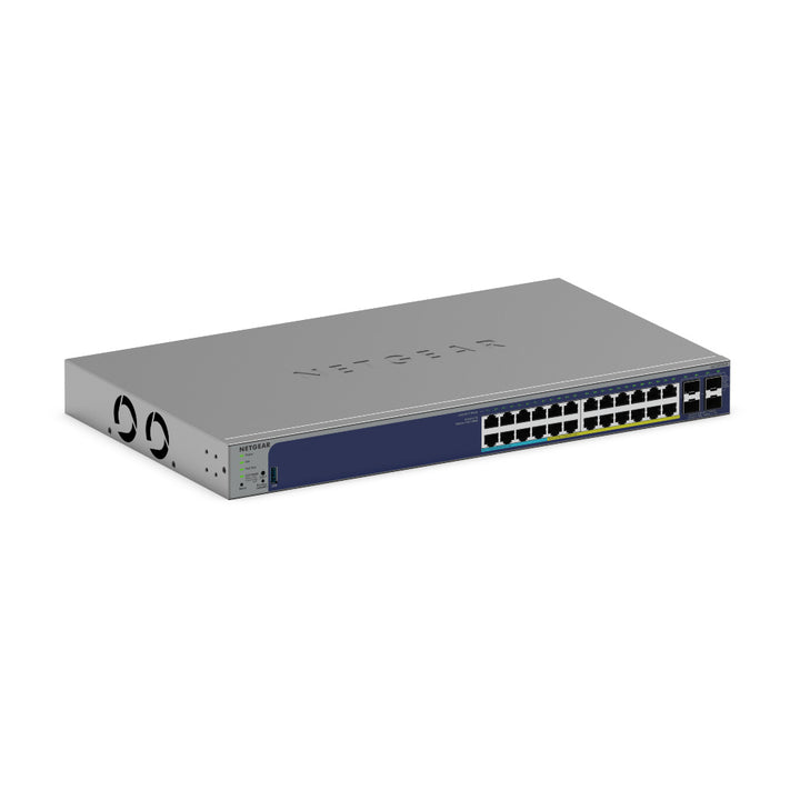 NETGEAR GS728TXUPv3 24-Port Gigabit PoE+ and PoE++ Smart Switch with 4 SFP+ Ports (420W)