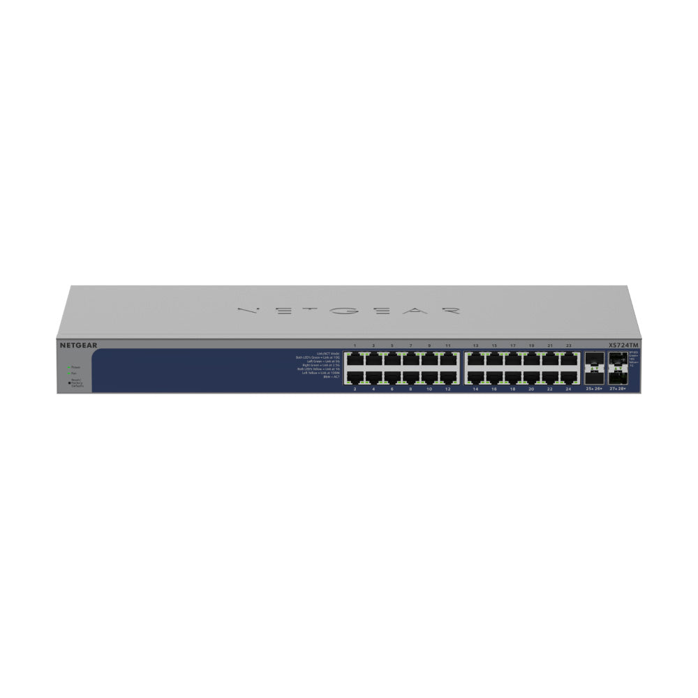 NETGEAR XS724TM 24-Port 10G/Multi-Gigabit Ethernet Smart Switch with 4 10G SFP+ Ports