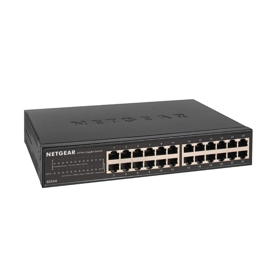 NETGEAR GS324v2 24-Port Gigabit Ethernet Unmanaged Essentials Switch