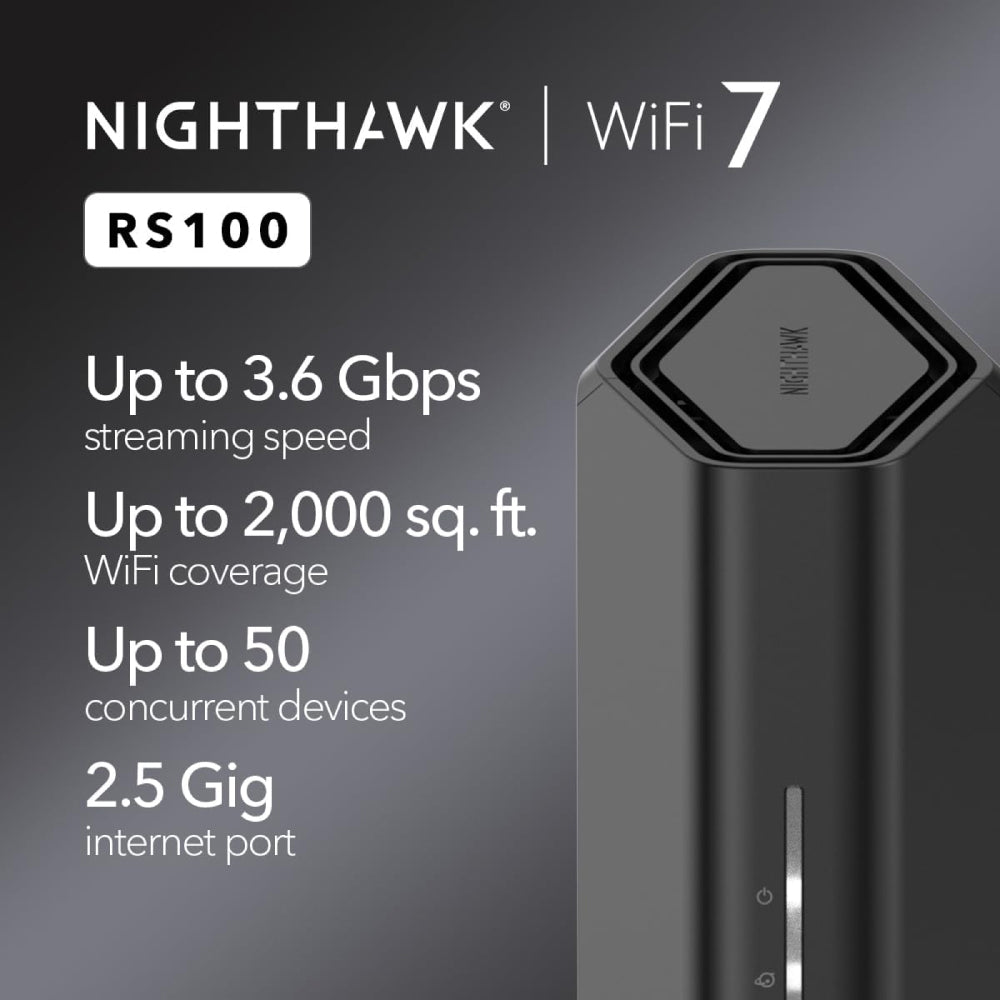 NETGEAR Nighthawk RS100 WiFi 7 Router