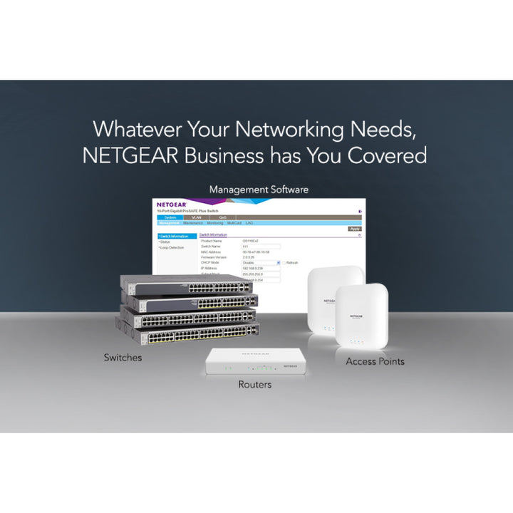 NETGEAR XS748T 48-Port 10-Gigabit Ethernet Smart Switch with 4 Dedicated SFP+ Ports