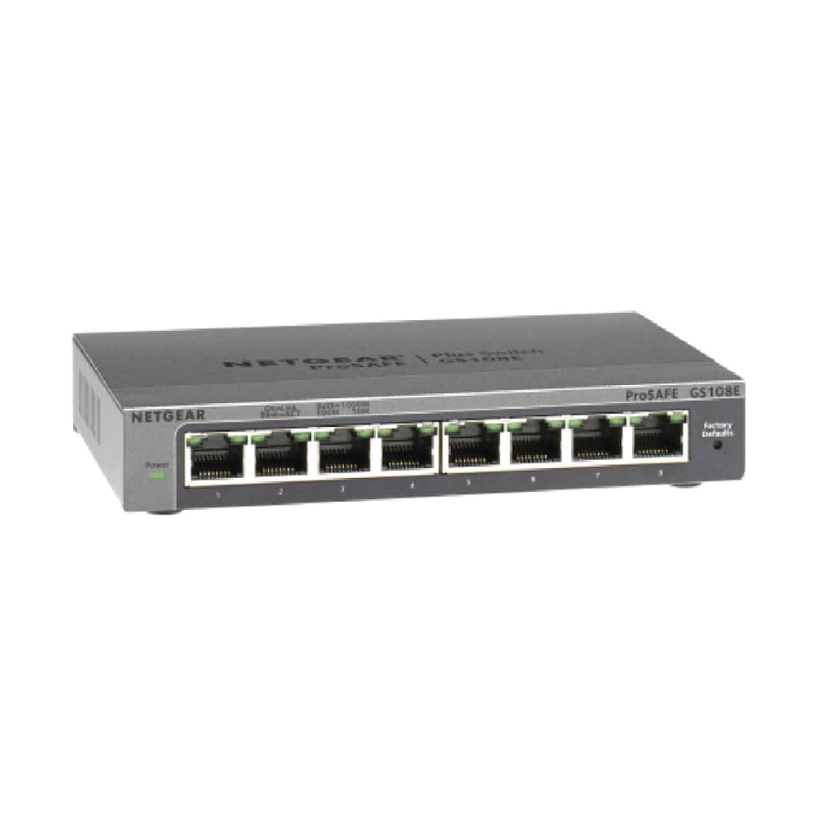 Netgear ProSafe 8-Port Gigabit Unmanaged PLUS Switch (GS108E)