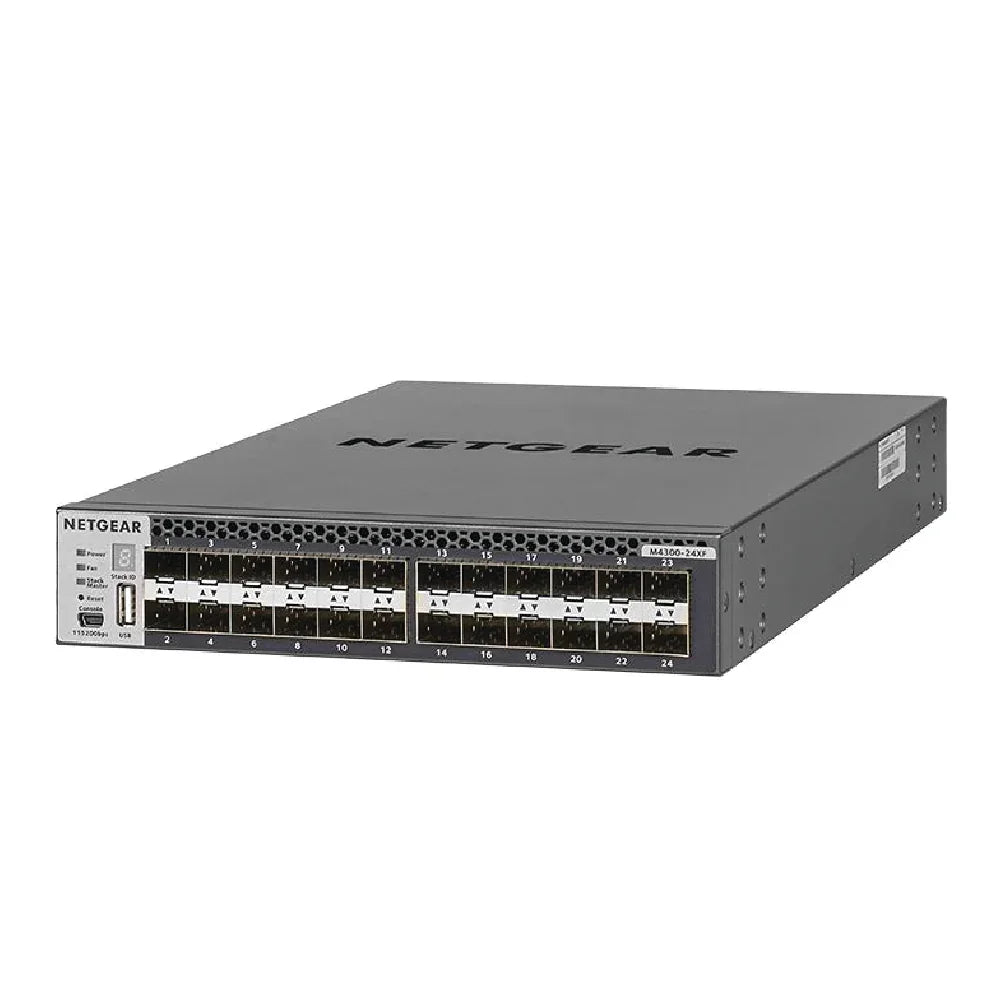 NETGEAR XSM4324FS 24-Port Fully Managed Switch M4300-24XF — 24x10G SFP+ Stackable