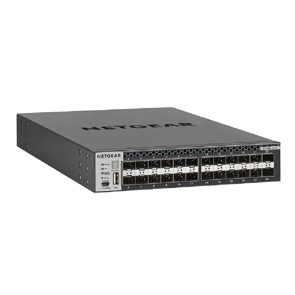 NETGEAR XSM4324FS 24-Port Fully Managed Switch M4300-24XF — 24x10G SFP+ Stackable