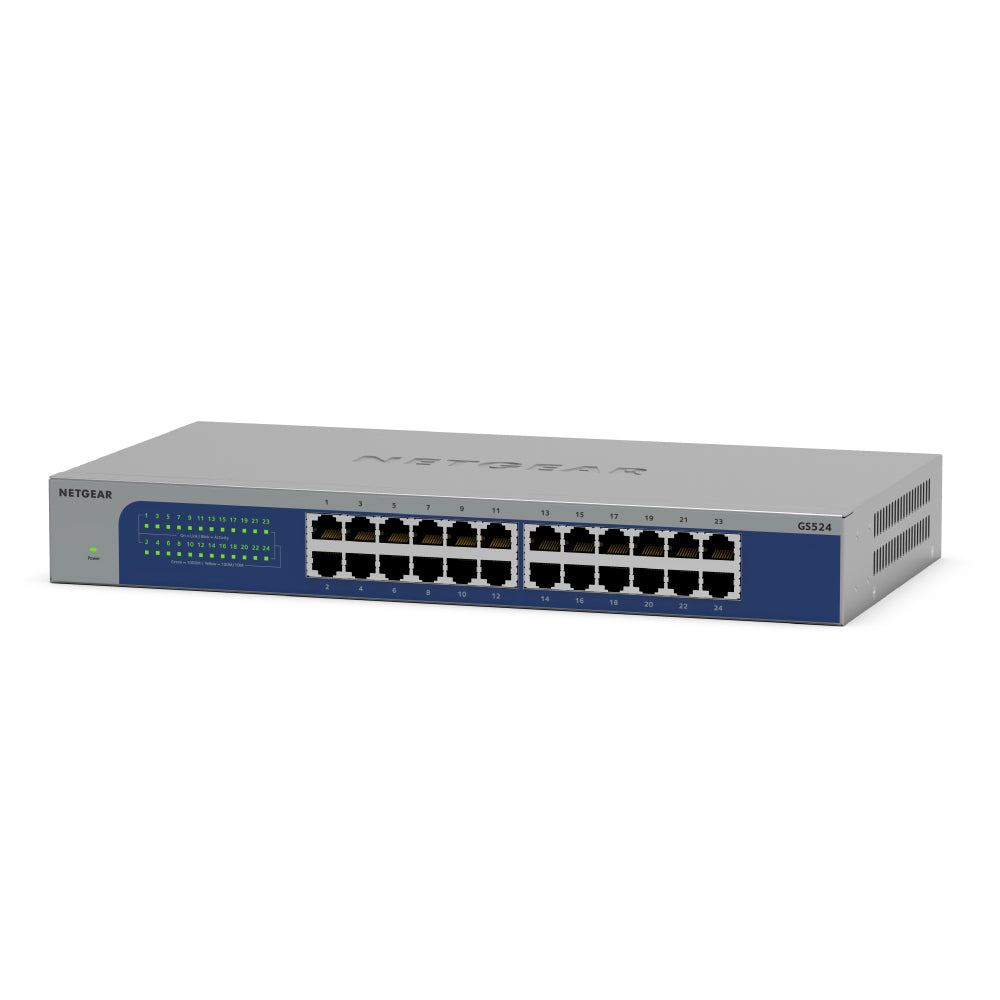 NETGEAR GS524 24-Port Gigabit Ethernet Unmanaged Switch