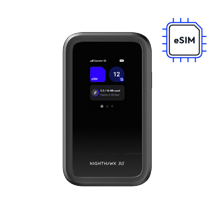 NETGEAR Nighthawk M7 5G WiFi 7 Mobile Hotspot Router with eSIM (MH7150)