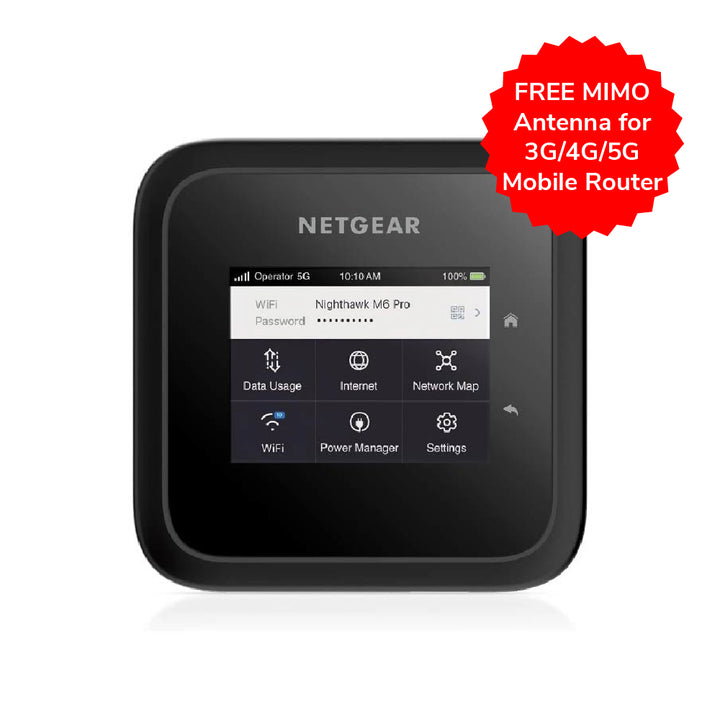 NETGEAR Nighthawk M6 Pro 5G mmWave WiFi 6E Mobile Hotspot Router (MR6550)