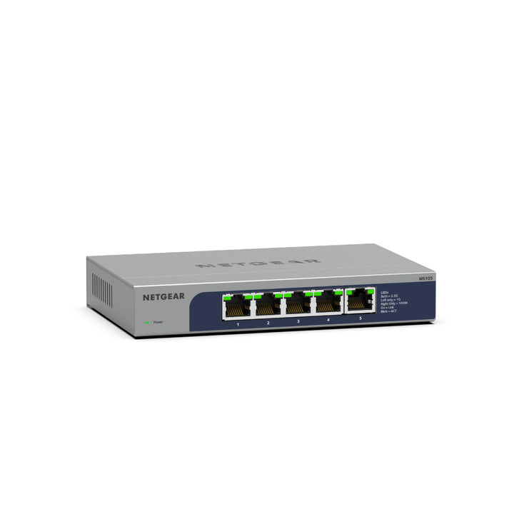 NETGEAR MS105 5-Port 2.5GbE/Multi-Gigabit Unmanaged Switch