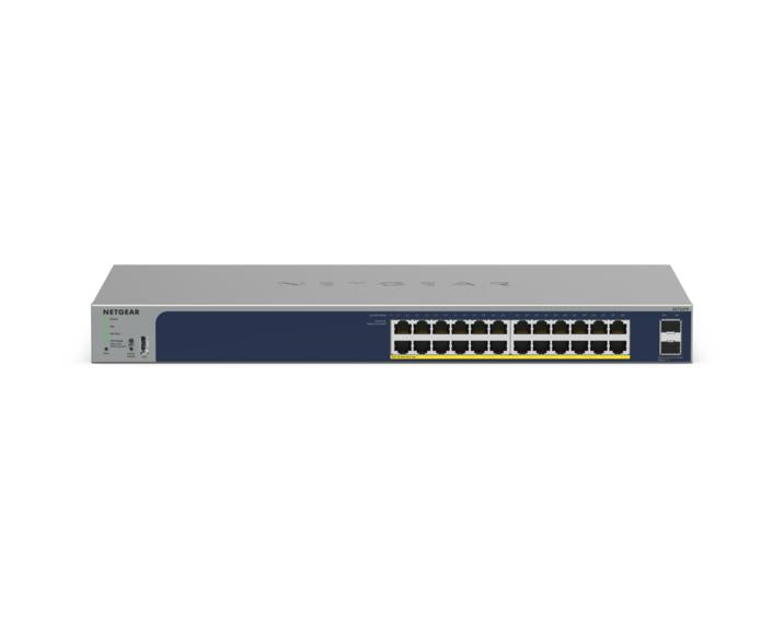 NETGEAR GS724TPv3 24-Port Gigabit Ethernet Smart Managed Pro PoE Switch