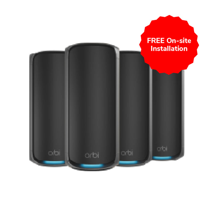 NETGEAR Orbi 970 Quad-Band 10G WiFi 7 Mesh (RBE974SB)