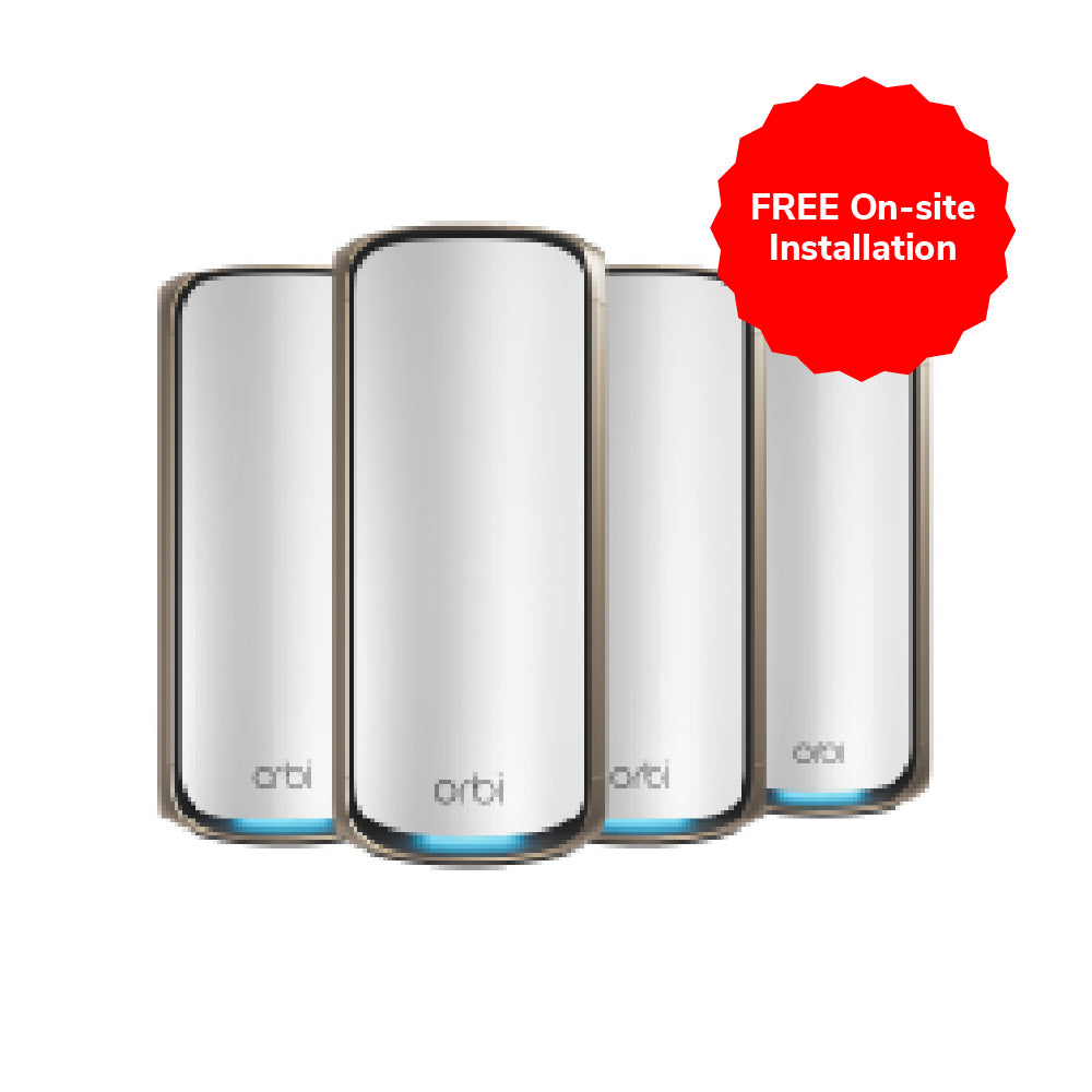 NETGEAR Orbi 970 Quad-Band 10G WiFi 7 Mesh (RBE974S)