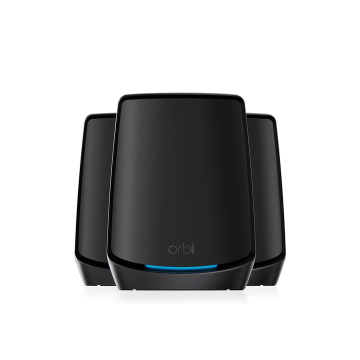 NETGEAR Orbi 860 Tri-Band WiFi 6 Mesh System - AX6000 6Gbps - 3-Pack - Black (RBK863SB)