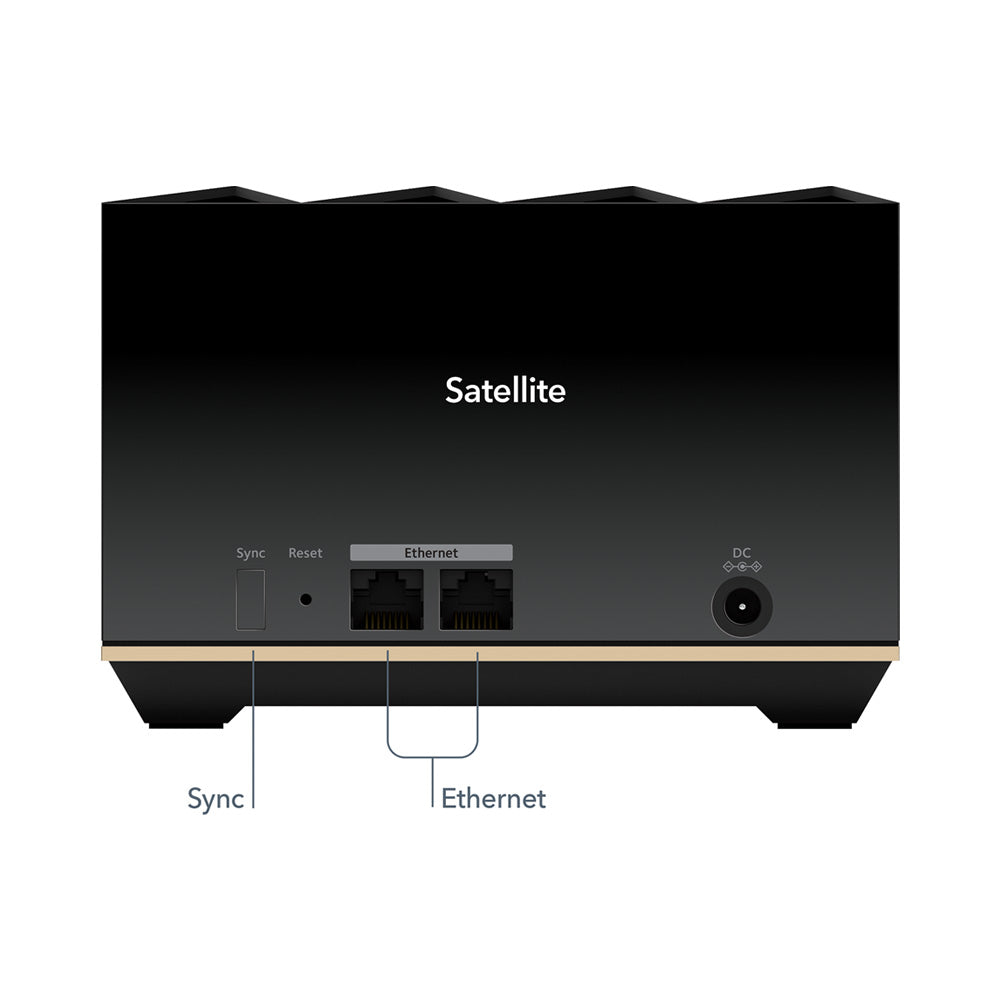 Nighthawk Tri-Band WiFi 6E Mesh System - AXE5700 5.7Gbps - 2-Pack (MK92)