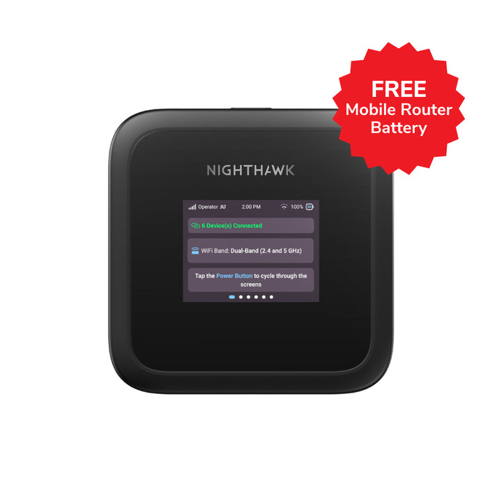 NETGEAR Nighthawk (MH3150) M3 5G Wifi 6 Mobile Hotspot Router, Up to 3.6Gbps