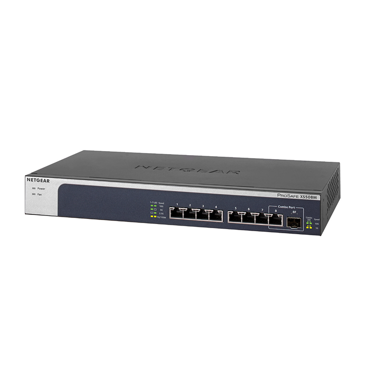 Netgear XS508M 8-Port Multi-Gigabit/10G Ethernet Unmanaged Desktop Switch