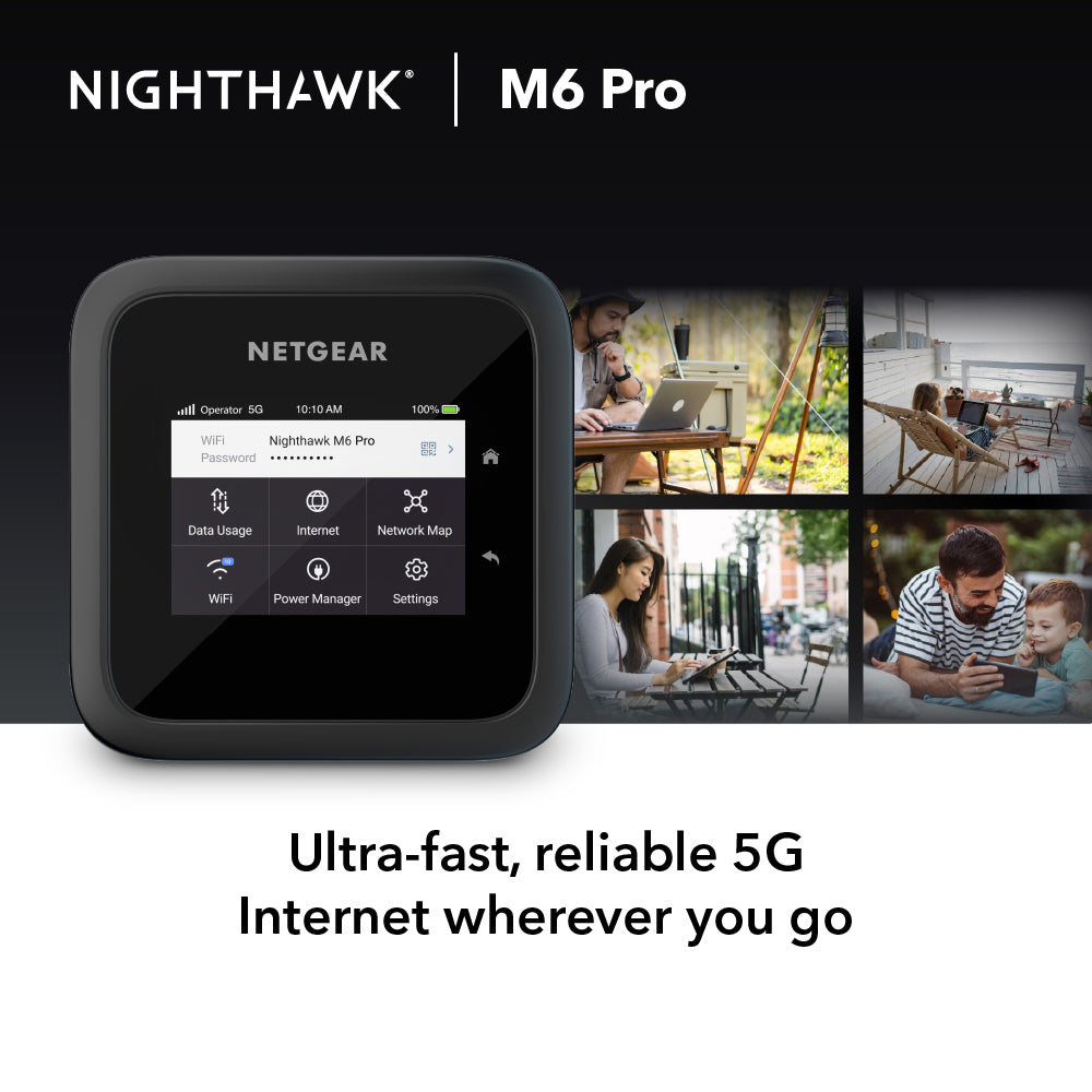 NETGEAR Nighthawk MR6450 M6 Pro WiFi 6 Mobile Hotspot Router (5G SA/NSA)